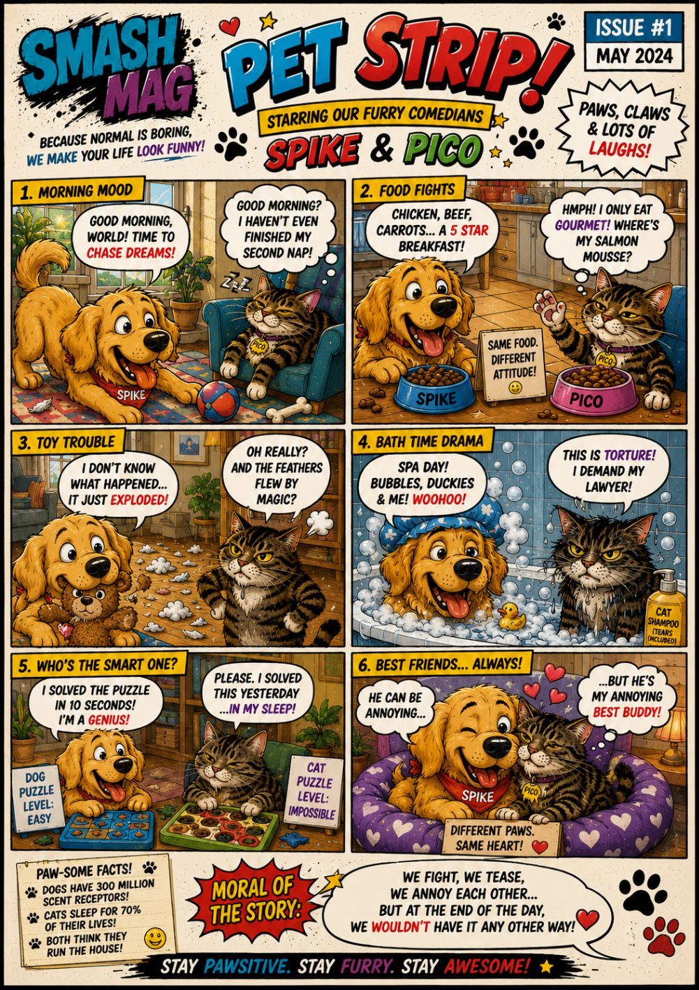 Pet Strip magazine page