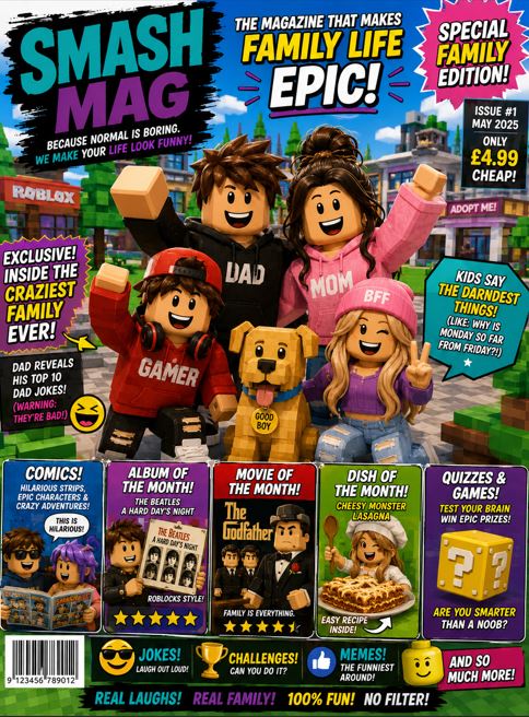 Roblox magazine cover