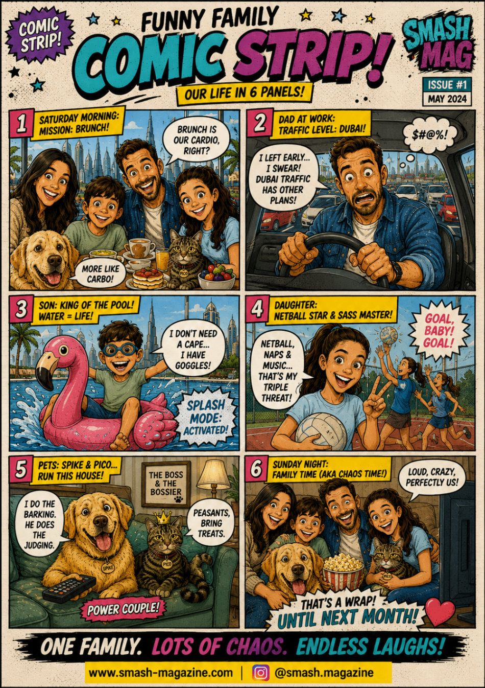 Comic Strip magazine page